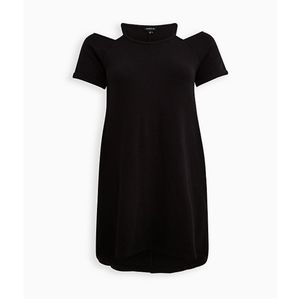 Torrid Charcoal Gray Cold Shoulder Dress